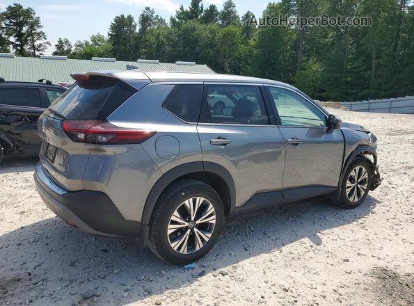 5N1AT3BB8MC696649 2021 NISSAN ROGUE Gray Задня права чверть