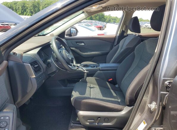 5N1AT3BB8MC696649 2021 NISSAN ROGUE Gray Вид салону спереду
