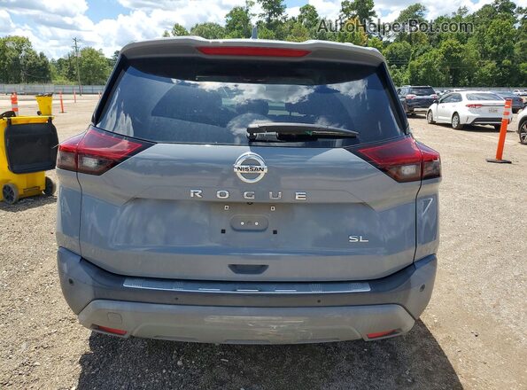 5N1AT3CA9MC759232 2021 NISSAN ROGUE Gray Rear view
