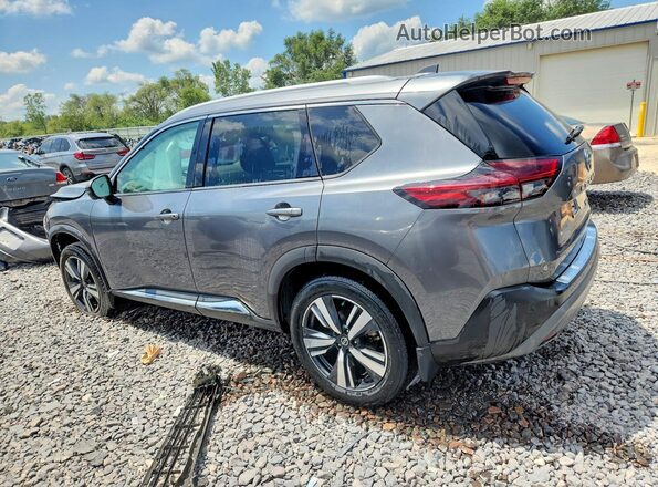 5N1AT3CB0MC706508 2021 NISSAN ROGUE Gray უკანა მარცხენა