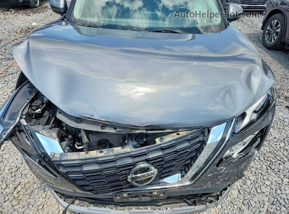 5N1AT3CB0MC706508 2021 NISSAN ROGUE Gray ძრავის განყოფილების ხედი