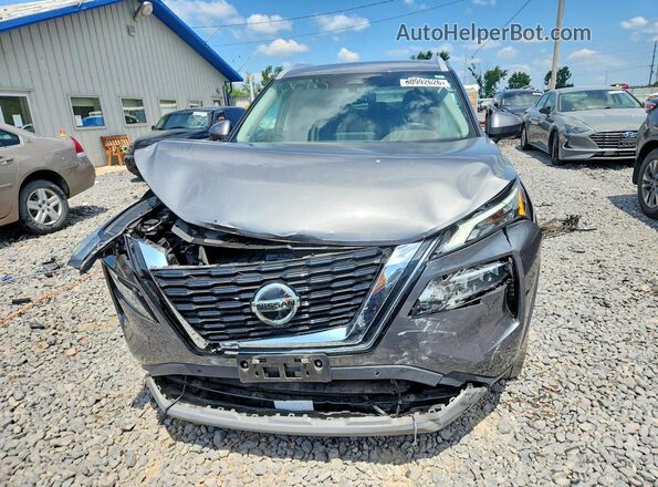 5N1AT3CB0MC706508 2021 NISSAN ROGUE Gray წინა ხედი