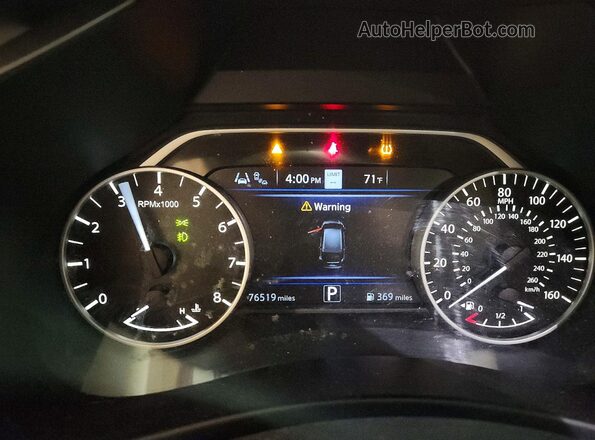 5N1AZ2CS6LN155271 2020 NISSAN MURANO Серый Вид щитка приборов
