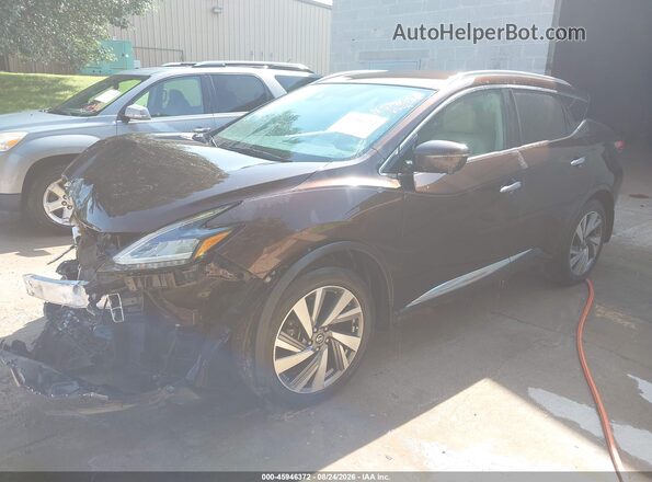 5N1AZ2CS7MC119537 2021 NISSAN MURANO Бордовый Передняя левая четверть