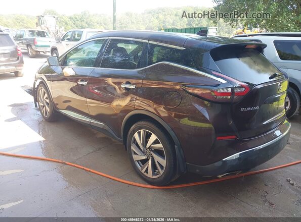 5N1AZ2CS7MC119537 2021 NISSAN MURANO Бордовый Задняя левая четверть