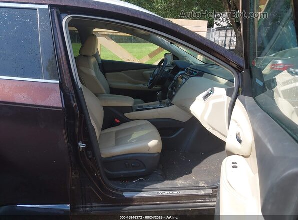 5N1AZ2CS7MC119537 2021 NISSAN MURANO Бордовый Вид салона спереди
