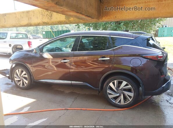 5N1AZ2CS7MC119537 2021 NISSAN MURANO Бордовый Панорамный вид салона 360°