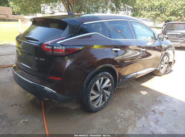 5N1AZ2CS7MC119537 2021 NISSAN MURANO Бордовый Задняя правая четверть
