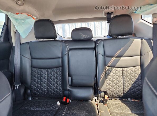 5N1AZ2DS9LN137166 2020 NISSAN MURANO Black Widok tylnych siedzeń