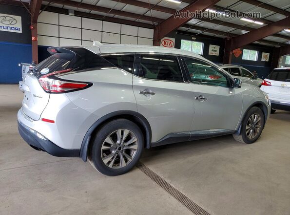 5N1AZ2MH1HN101046 2017 NISSAN MURANO Серебряный Задняя правая четверть
