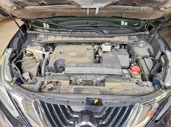 5N1AZ2MH1JN106883 2018 NISSAN MURANO Black Շարժիչի բաժամունքի տեսք