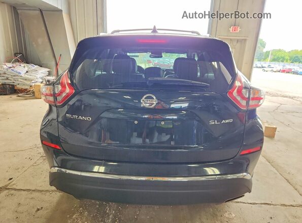 5N1AZ2MH1JN106883 2018 NISSAN MURANO Black Հետևի տեսք