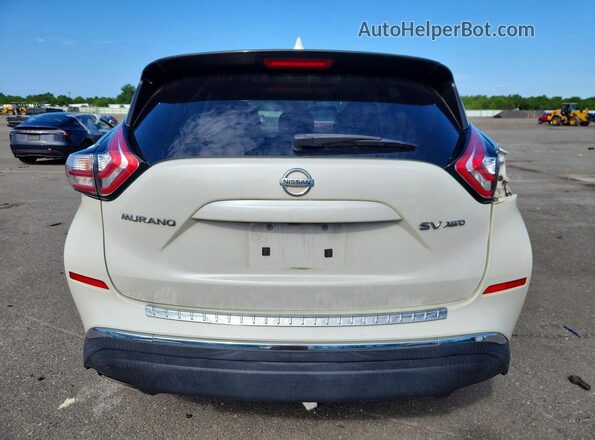 5N1AZ2MH1JN128656 2018 NISSAN MURANO White უკანა ხედი