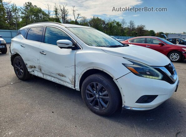 5N1AZ2MH1JN128656 2018 NISSAN MURANO White წინა მარჯვენა