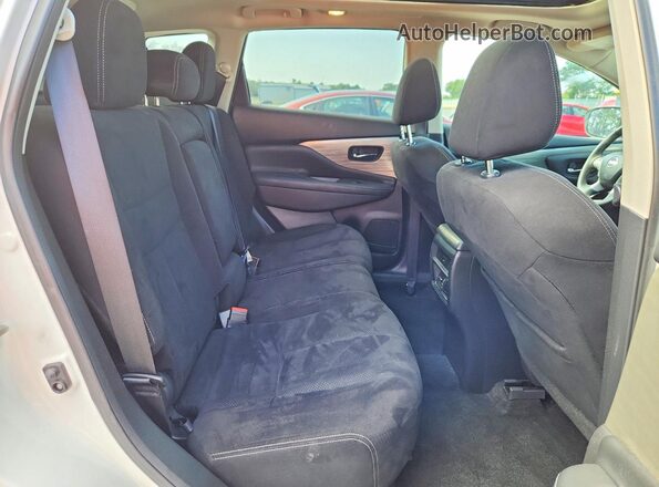 5N1AZ2MH1JN128656 2018 NISSAN MURANO White უკანა სალონის ხედი