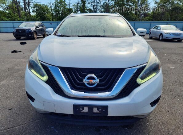 5N1AZ2MH1JN128656 2018 NISSAN MURANO White წინა ხედი