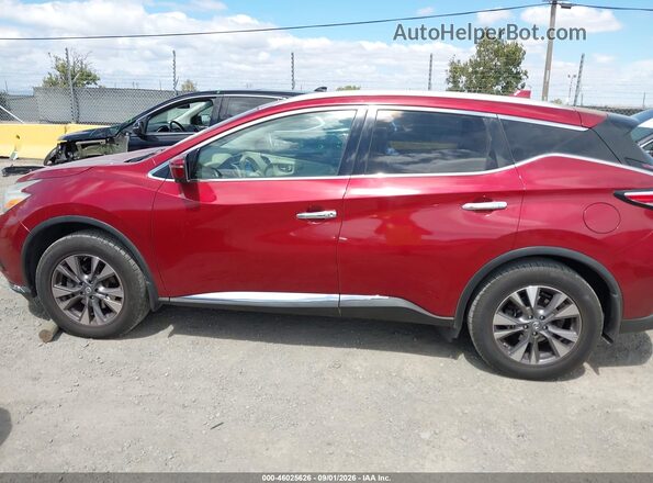 5N1AZ2MH3HN139846 2017 NISSAN MURANO Бордовый Панорамный вид салона 360°