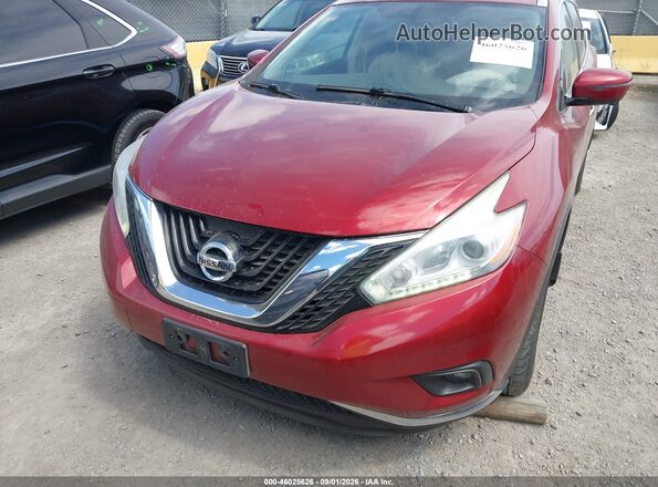 5N1AZ2MH3HN139846 2017 NISSAN MURANO Бордовый Вид спереди