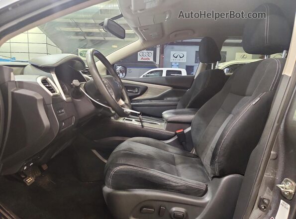5N1AZ2MH3JN162064 2018 NISSAN MURANO Gray Вид салону спереду