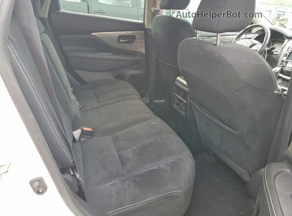 5N1AZ2MH3JN168642 2018 NISSAN MURANO White Rear interior view