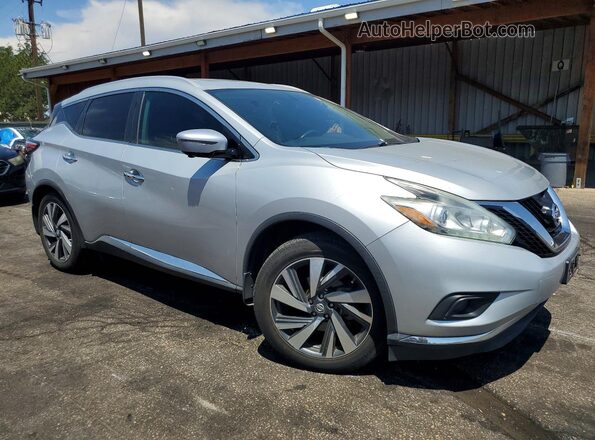 5N1AZ2MH4GN110564 2016 NISSAN MURANO Silver Передня права чверть