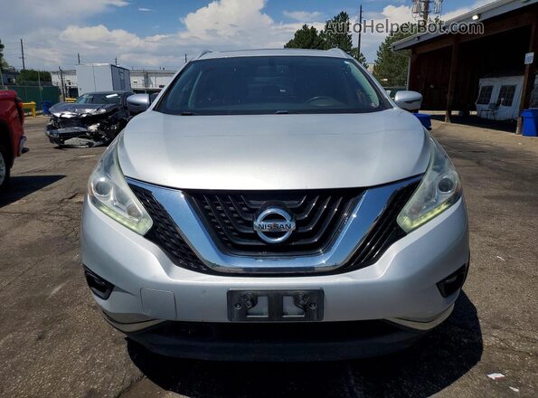5N1AZ2MH4GN110564 2016 NISSAN MURANO Silver Вид спереду