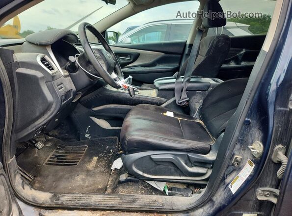 5N1AZ2MH6HN201580 2017 NISSAN MURANO Blue Front interior view