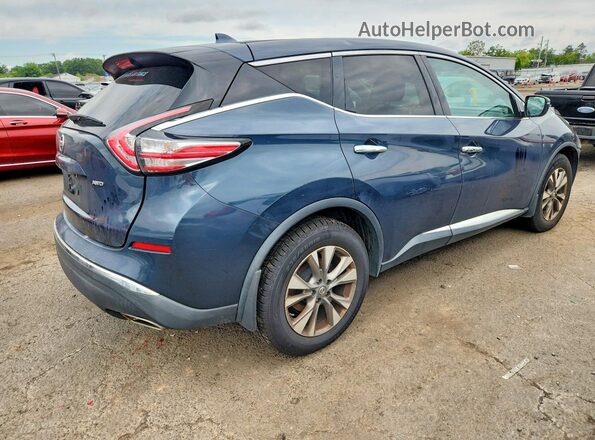 5N1AZ2MH6HN201580 2017 NISSAN MURANO Blue Rear right