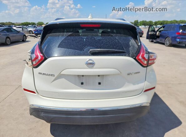 5N1AZ2MH6JN132816 2018 NISSAN MURANO Белый Вид сзади
