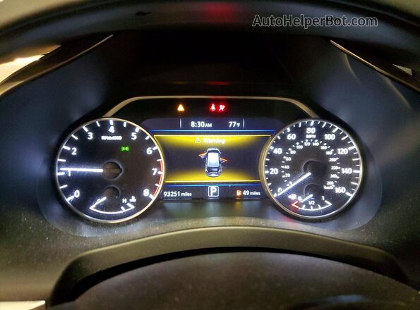 5N1AZ2MH7HN175068 2017 NISSAN MURANO Gray Instrument cluster view