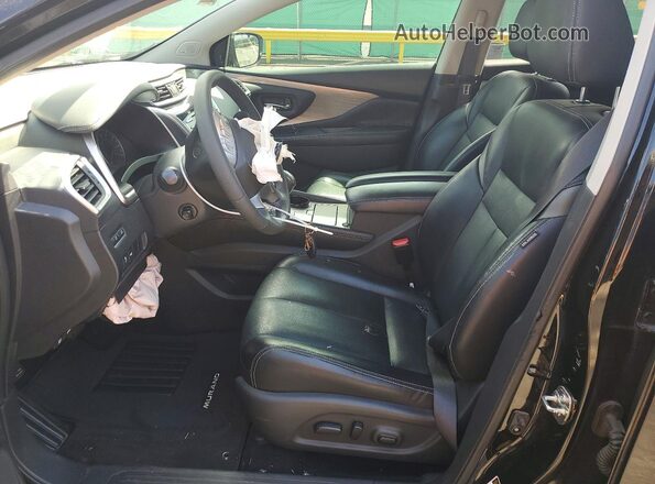 5N1AZ2MH8HN189979 2017 NISSAN MURANO Black Front interior view