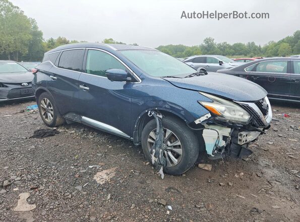 5N1AZ2MHXGN162958 2016 NISSAN MURANO Blue Front right
