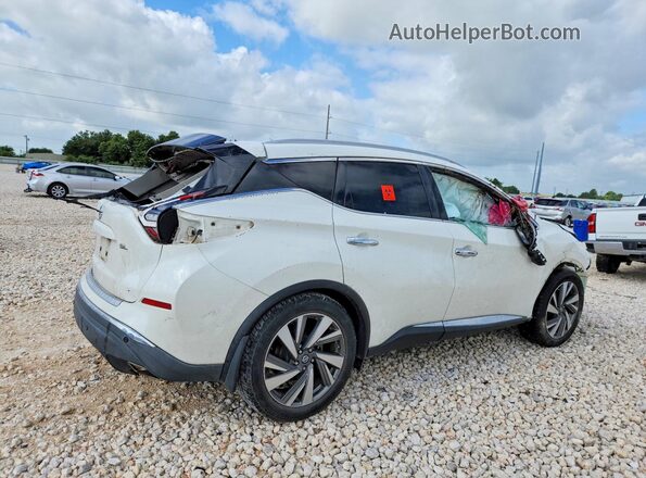 5N1AZ2MJ7KN130898 2019 NISSAN MURANO Белый Задняя правая четверть