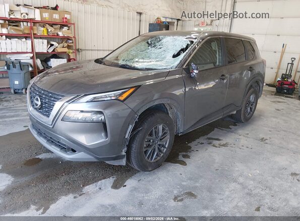 5N1BT3AB1PC799244 2023 NISSAN ROGUE Gray Vista tres cuartos delantera izquierda