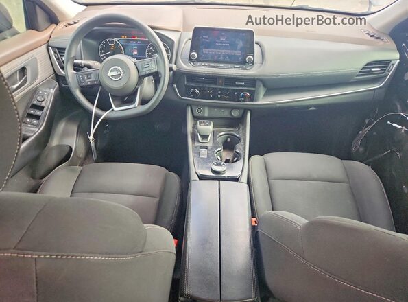 5N1BT3AB5PC765369 2023 NISSAN ROGUE Black Առջևի վահանակի տեսք