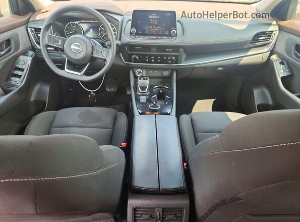 5N1BT3ABXPC684710 2023 NISSAN ROGUE Black Առջևի վահանակի տեսք