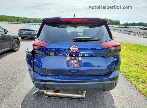 5N1BT3BA3SC820884 2025 NISSAN ROGUE Blue Вид ззаду