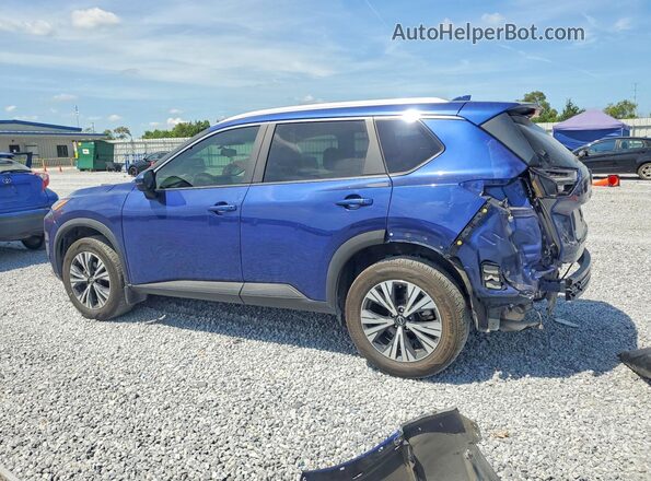 5N1BT3BA4PC673031 2023 NISSAN ROGUE Blue Trasero izquierdo