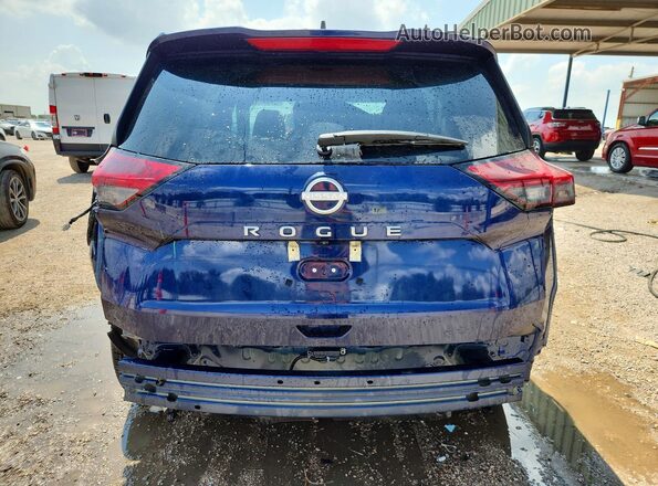 5N1BT3BA4SC832736 2025 NISSAN ROGUE Синий Вид сзади