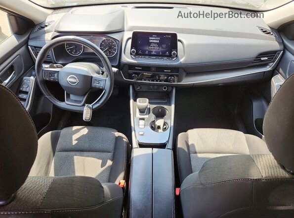 5N1BT3BA4SC832736 2025 NISSAN ROGUE Синий Вид панели приборов