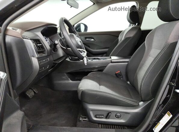 5N1BT3BA5PC853182 2023 NISSAN ROGUE Black Widok wnętrza z przodu
