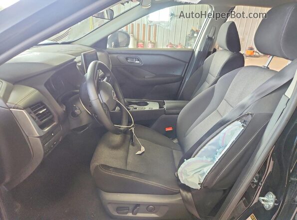 5N1BT3BA5SC820871 2025 NISSAN ROGUE Black Widok wnętrza z przodu