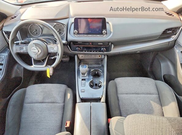 5N1BT3BA6NC683315 2022 NISSAN ROGUE Black Вид панелі приладів