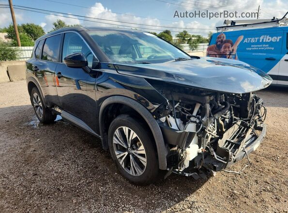 5N1BT3BA6NC683315 2022 NISSAN ROGUE Black Передня права чверть