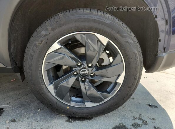 5N1BT3BA9SC807881 2025 NISSAN ROGUE Blue Սալոնի 360 աստիճան տեսք