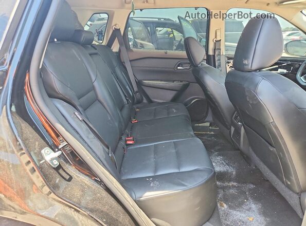 5N1BT3BAXNC727350 2022 NISSAN ROGUE Black Rear seats view