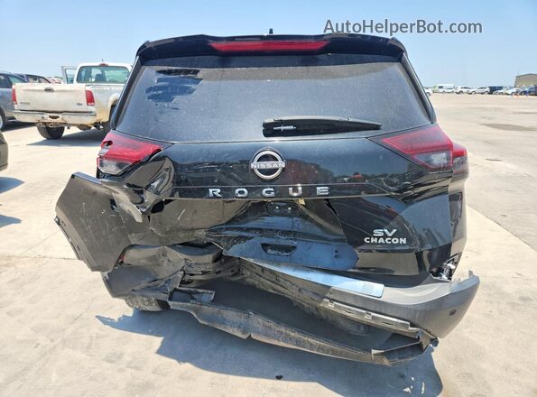 5N1BT3BAXNC727350 2022 NISSAN ROGUE Black Rear view