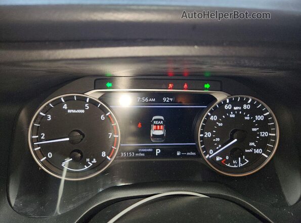5N1BT3BAXSC779217 2025 NISSAN ROGUE Gray Widok zestawu wskaźników
