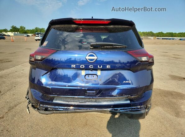 5N1BT3BB0SC819975 2025 NISSAN ROGUE Blue Հետևի տեսք