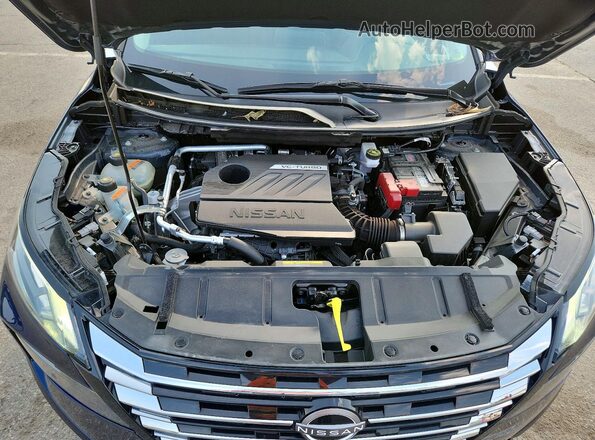 5N1BT3BB0SC819975 2025 NISSAN ROGUE Blue Շարժիչի բաժամունքի տեսք